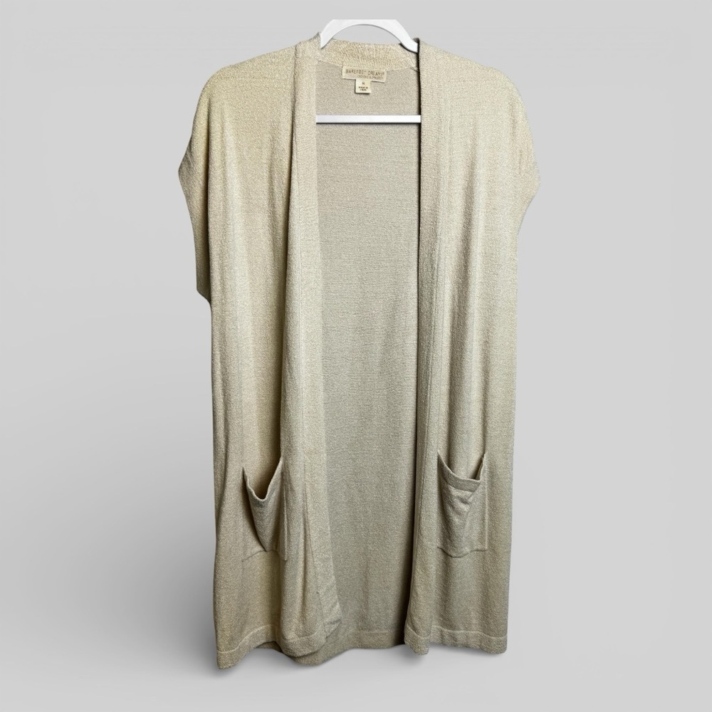 Barefoot Dreams cozy chic ultra lite open cardigan Medium light academia capsule